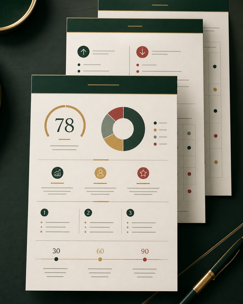 Note de synthèse Hospiris avec score, priorités et calendrier de décision